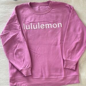 Lululemon Pink Crewneck Pullover Hoodie Size M